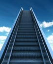 Elevator to the Sky with Clipping Path