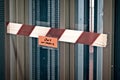 Elevator Under Maintenance. Out of order sign on elevator door. Royalty Free Stock Photo