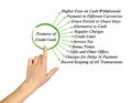 Features of Credit Card Royalty Free Stock Photo