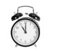 Eleven O' Clock on alarm clock Royalty Free Stock Photo