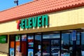 7-ELEVEN Sign, the famous convenience Store Food