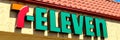 7-ELEVEN Sign, the famous convenience Store Food