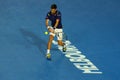 Eleven times Grand Slam champion Novak Djokovic of Serbia in action during his Australian Open 2016 final match