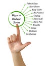 Ways to Reduce Stress Royalty Free Stock Photo