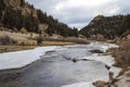 Elevenmile Canyon Recreation Area in Spring Royalty Free Stock Photo