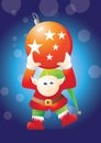 Elf carrying bauble1