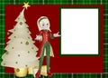 Elf Christmas Scrapbook Page