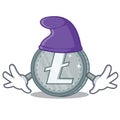 Elf Litecoin character cartoon style