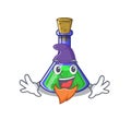 Elf magic potion in a mascot bottle Royalty Free Stock Photo
