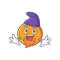 Elf orange fruit cartoon character Royalty Free Stock Photo