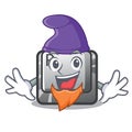 Elf R button installed on cartoon keyboard Royalty Free Stock Photo