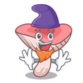 Elf russule mushroom character cartoon