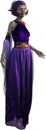 Elf Woman, Purple Dress, Isolated