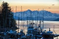 Elfin Cove, Alaska sunrise