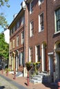 Elfreth's Alley, the oldest residential street in the country, National Historic Landmark, Philadelphia, Pennsylvania, USA