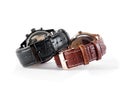 Elgant watch leather strapes