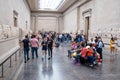 The Elgin Marbles from the Parthenon exhibited at the British Museum