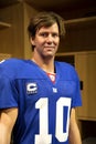 Eli Manning in Madame Tussauds of New York Royalty Free Stock Photo