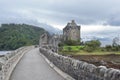 Elian Donan Castle before storm, Isle of Skye, Scotland Royalty Free Stock Photo