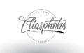 Elias Personal Photography Logo Design with Photographer Name.