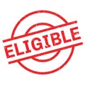 Eligible rubber stamp