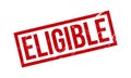 Eligible Rubber Stamp. Eligible Grunge Stamp Seal Vector Illustration Royalty Free Stock Photo
