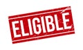 Eligible Rubber Stamp. Eligible Grunge Stamp Seal Vector Illustration Royalty Free Stock Photo