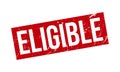 Eligible Rubber Stamp. Eligible Grunge Stamp Seal Vector Illustration Royalty Free Stock Photo