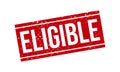 Eligible Rubber Stamp. Eligible Grunge Stamp Seal Vector Illustration Royalty Free Stock Photo