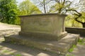 The Grave of Elihu Yale in Wrexham Royalty Free Stock Photo