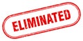 eliminated stamp Royalty Free Stock Photo