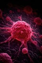 Eliminating Pink Cancer Cells in High Resolution.