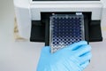 ELISA plate to measure OD with microplate reader.