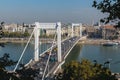 Elisabeth Bridge in Budapest High Angle