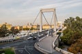 Elisabeth Bridge traffic across the Danube river