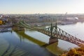 Elisabeth Erzsebet bridge over Danube river in Budapest, Hungary Royalty Free Stock Photo