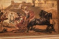 Fresco The Triumph of Achilles by Franz von Matsch, in Achilleion palace of Empress of Austria Elisabeth of Bavaria, in Gastouri,