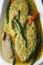 Elisher tela jhal is a bengali fish dish Royalty Free Stock Photo