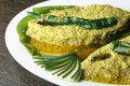 Elisher tela jhal is a bengali fish dish Royalty Free Stock Photo