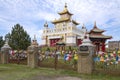 View on the Buddhist temple (khurul) \