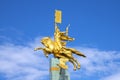 The Golden Horseman (monument to the hero of the folk epic \