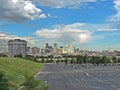 Elitch Gardens and the Downtown Denver Colorado Skyline