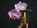 Elite Arab perfume in a crystal bottle. Attar Oud oil.