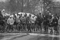 Elite runners start Boston Marathon 2018