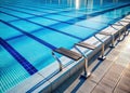 Elite Swimming Starting Blocks Precision Power and Performance in Action
