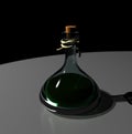 Elixir, 3d rendering glass bottle fantasy games