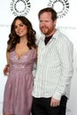 Eliza Dushku,Joss Whedon Royalty Free Stock Photo