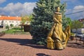 Elizabeth Bathory Wooden Statue in ÃÅachtice