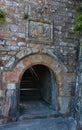 Elizabeth castle - ornate door - II- Jersey