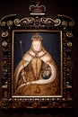 Portrait of Queen Elizabeth I, by an unkown English artist.